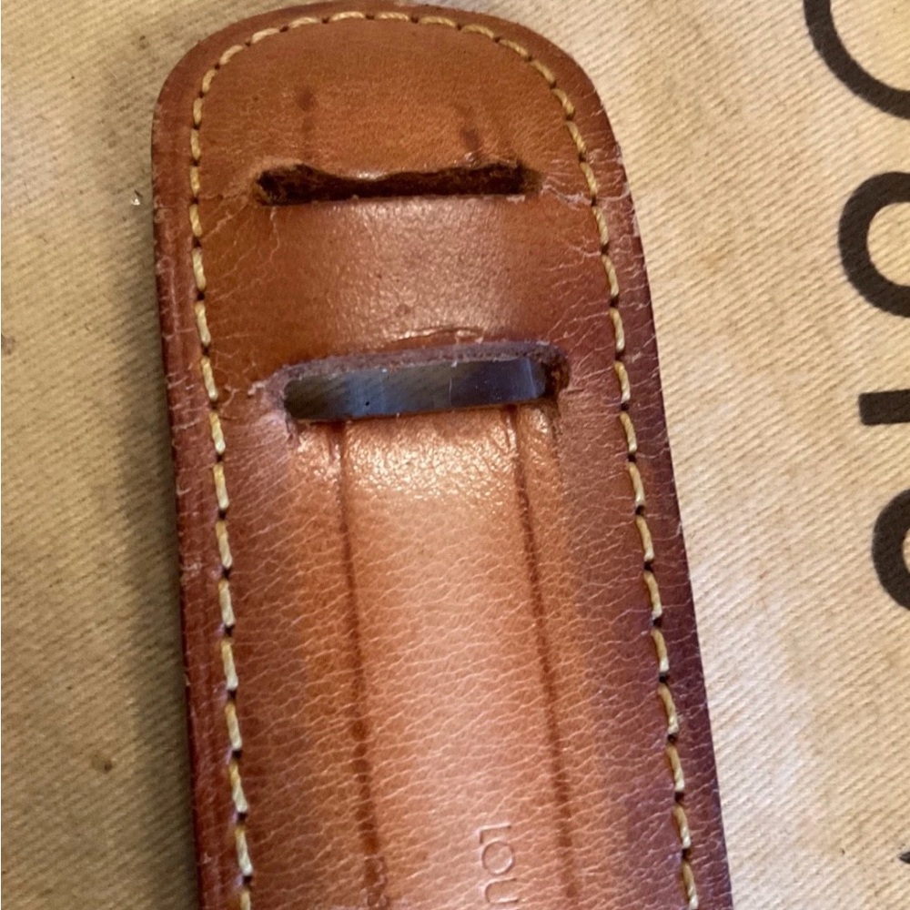 Louis Vuitton Tan Leather Belt Accessory - Picture 3 of 6